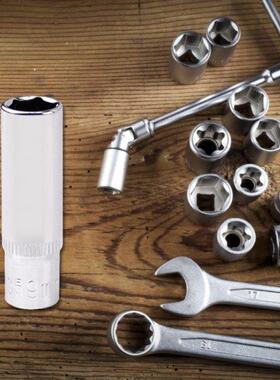 11 Piece Socket Accessory Set - Premium chromium Vanadium St