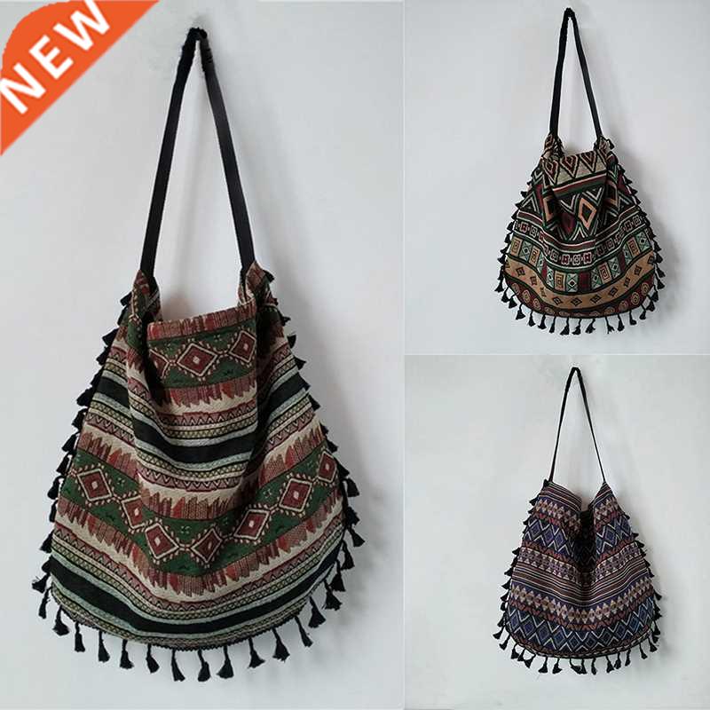 New Vintage Bohemian Fringe Shoulder Bag Women Tassel Boho H