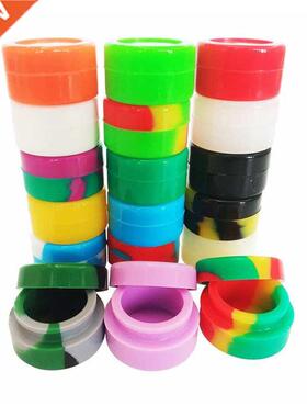 100pcs 2ML Nonstick Silicone Container Non-stick Oil Wax Jar