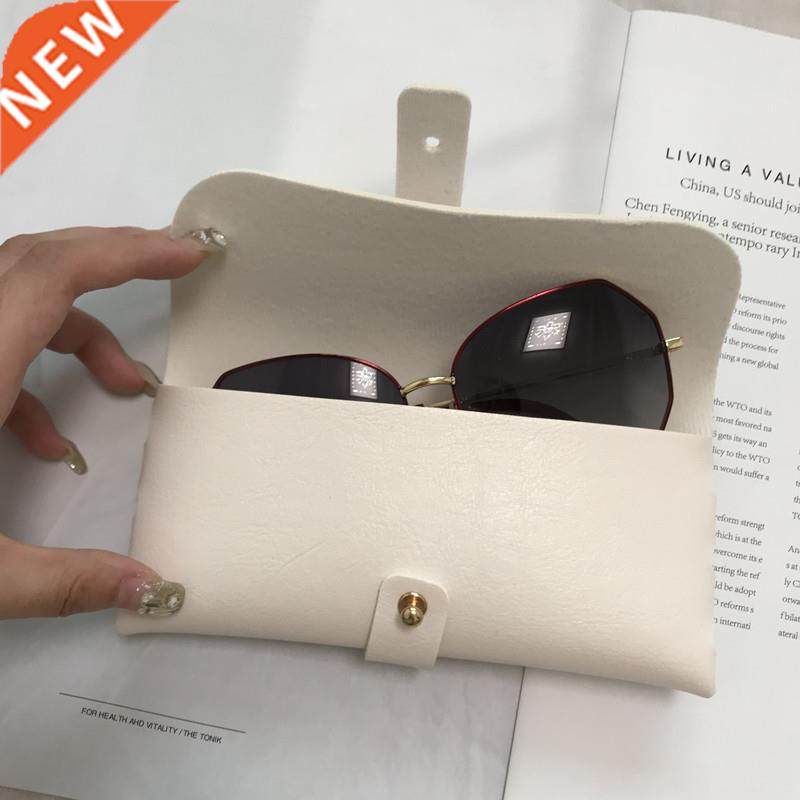 Glasses Case Women Leather Soft Glasses Bag Fashion Portable
