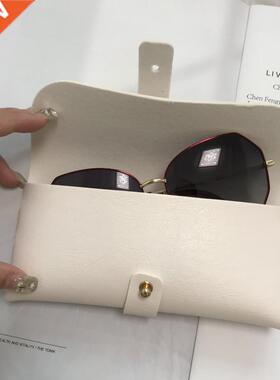 Glasses Case Women Leather Soft Glasses Bag Fashion Portable