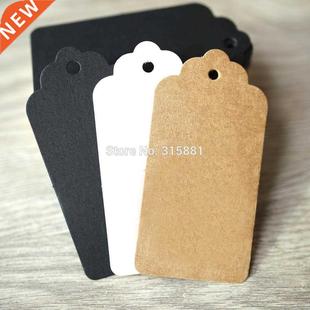 Kraft Gift Tags Scalloped Edge Wedding Party Paper Tag Price