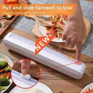 Plastic Food Wrap Dispenser Cutter Kitchen Tool Foil Cling F