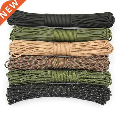 Army Green Black Paracord 550 Climbing Lanyard Tent Rope 4mm