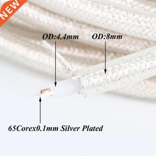 Audiophile DIY End Wire Bulk DIYER plated Silver OCC X414