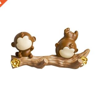 Hanger Over Monkey Multi Towe Resin hook Hooks Creative Door