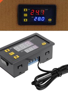 220V 20A Temperature Controller Relay Dual Digital LED Displ