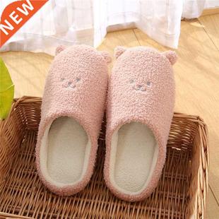 Winter Slippers Women Indoor Warm Home Slippers Kawaii Soft