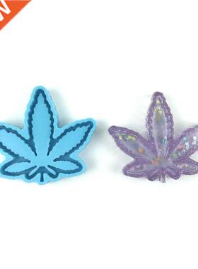 Maple Leaf Quicksandbox Epoxy Resin Mold Ornaments Silicone