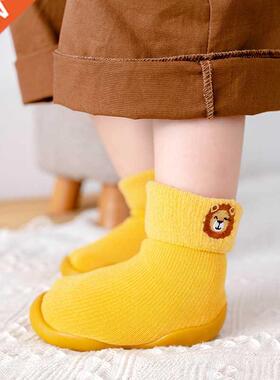 2020 winter new products children	s sock shoes , lamb