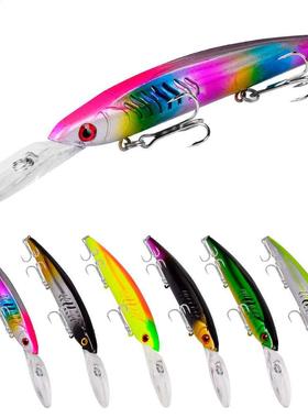 Se?uelo de pesca de pececillos, Wobbler, Crankbait, ojos 3D,