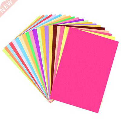 100Pcs Hand Craft Paper Practical A4 Size Colored Paper