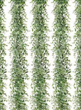5 Packs 30Ft Artfcal Eucalyptus Garlands Fake Greenery V