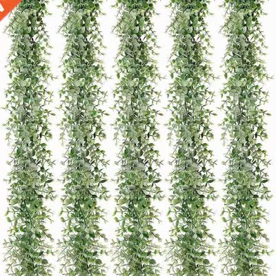 5 Packs 30Ft Artfcal Eucalyptus Garlands Fake Greenery V