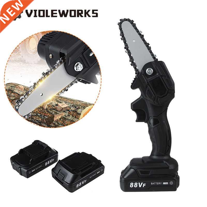 4Inch 88V Mini Electric Saws Pruning ChainSaw Cordless Garde
