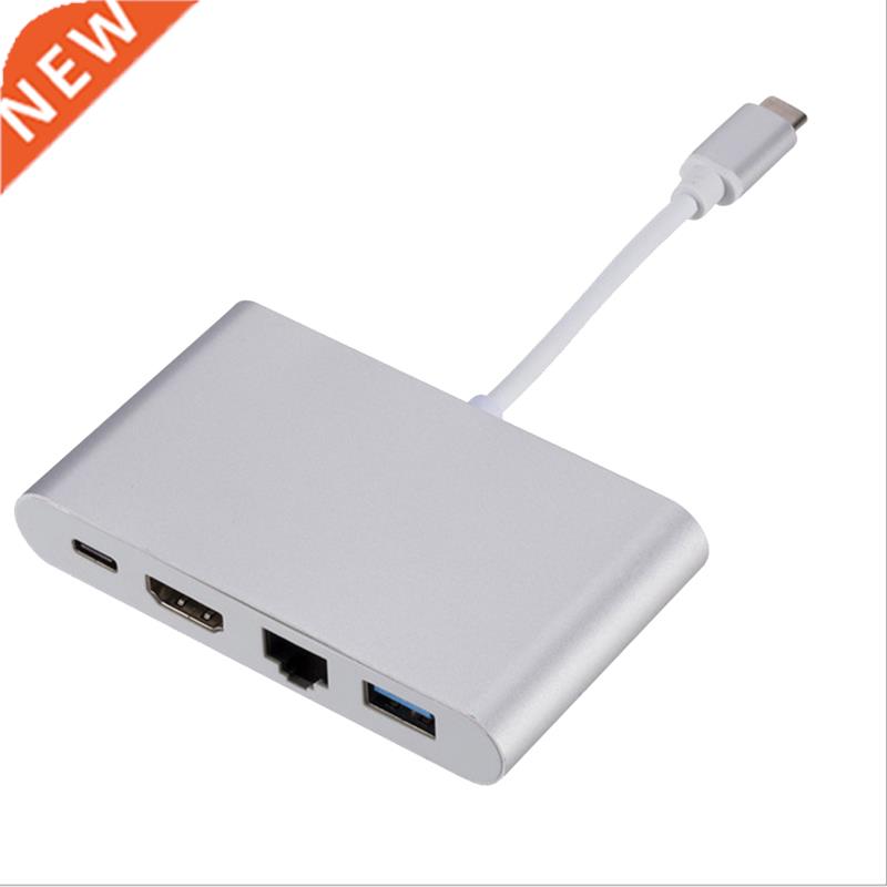 USB C Ethernet To HDMI-Compatible+Gigabit Ethernet+USB3.0 Ty