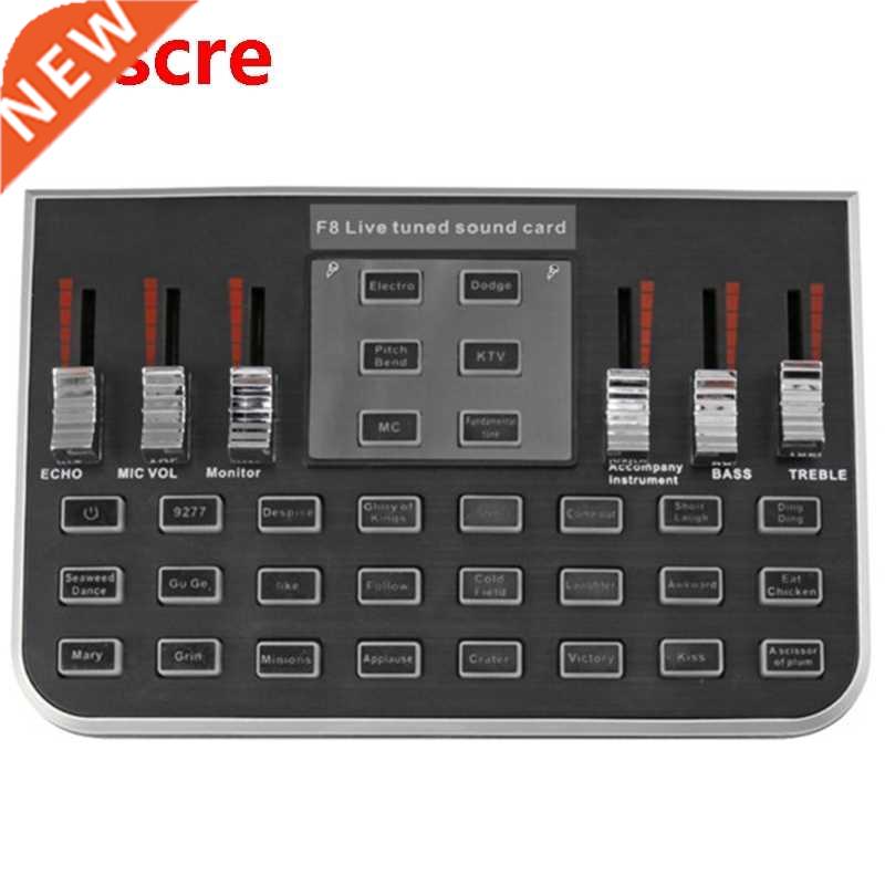 F8 4 Modes Studio o Mixer Microphone Webcast Entertainment S