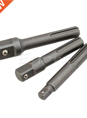 3 Pcs 1/4 3/8 1/2 SDS Plus Socket Driver Set Drills Drill