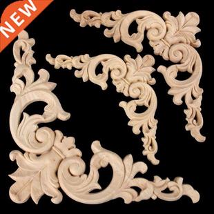 Corner Applique Frame 1Pc Decorate Decal Door Woodcarving