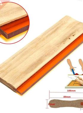 1X 5cm Flat Head Wood Handle Scraper Silk Screen Printing S