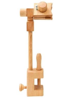 Embroidery Hoop with Clamp,Wooden Frame Rack for All Tables