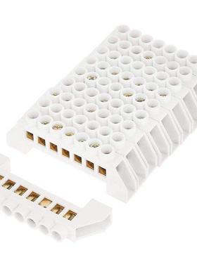 10Pcs 7-Hole Bridge Design Electrical Distribution Wire Scre