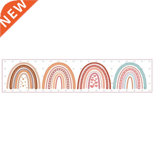 20M Simply Stylish Boho Rainbow Bulletin Board Borders Rainb