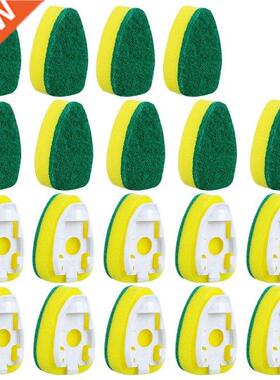 18 Pieces Dish Wand Refills Replacement Sponge Heads Scourin