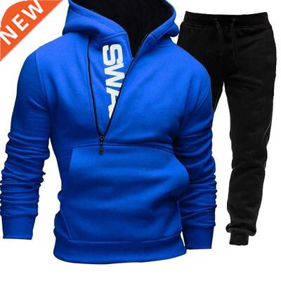 NEW Tracksuit Men's 2 Pieces Set Sweatshirt and Spor
