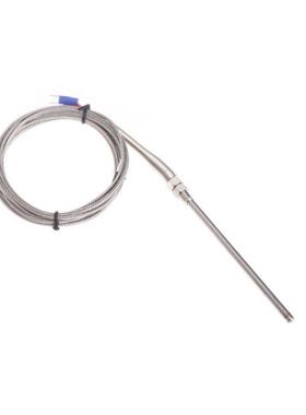 3m/10ft K type Thermocouple 100mm Probe Stanless Steel Hgh