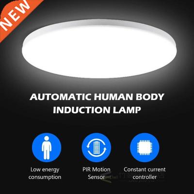 1 Pcs Led Pir Motion Sensor Ceiling Light Modern Lamp 18w 12