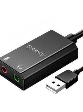 ORICO External USB Sound Card USB to 3.5mm Jack Audio Headse