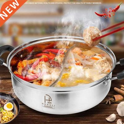 28cm Stainless Steel Pot hotpot Induction Cooker Gas Stove C