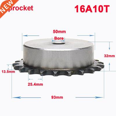 1Pcs 16A 10 Teeth To 16 Teeth Sprocket Wheel Chain Gear Indu