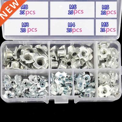 7XEA Durable T-nut Blind Pronged Tee Nuts Use on Sheet Metal
