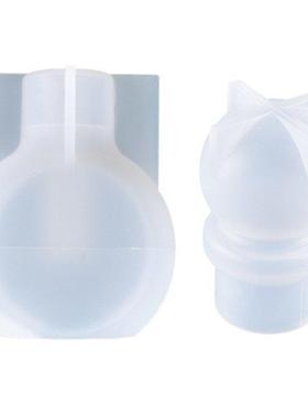 Resn Castng Mold Bottle Resn Molds wth Ld Storage Jar E