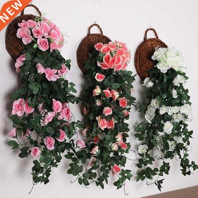 80cm Artificial Flowers Hanging Rose Vine For Home Wedding P