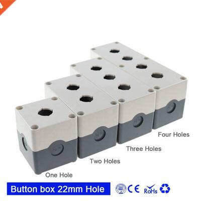 22mm hole Emergency Stop push button switch box one hole thr