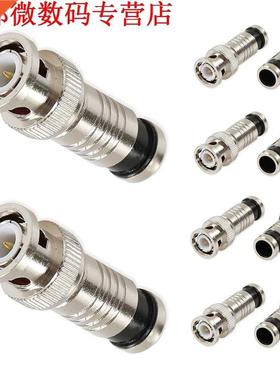 BNC Male Compressie Coax Connector voor Coaxiale Draad RG59