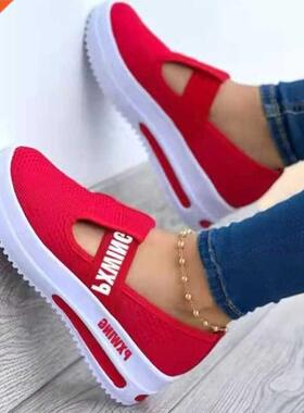 2022 Women Summer Breathable Flats Sneakers Sport Casual Mes
