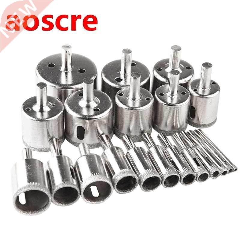 20pcs 4-50mm Diamond Coated Hole Saw Drill Bits for Tiles Ma