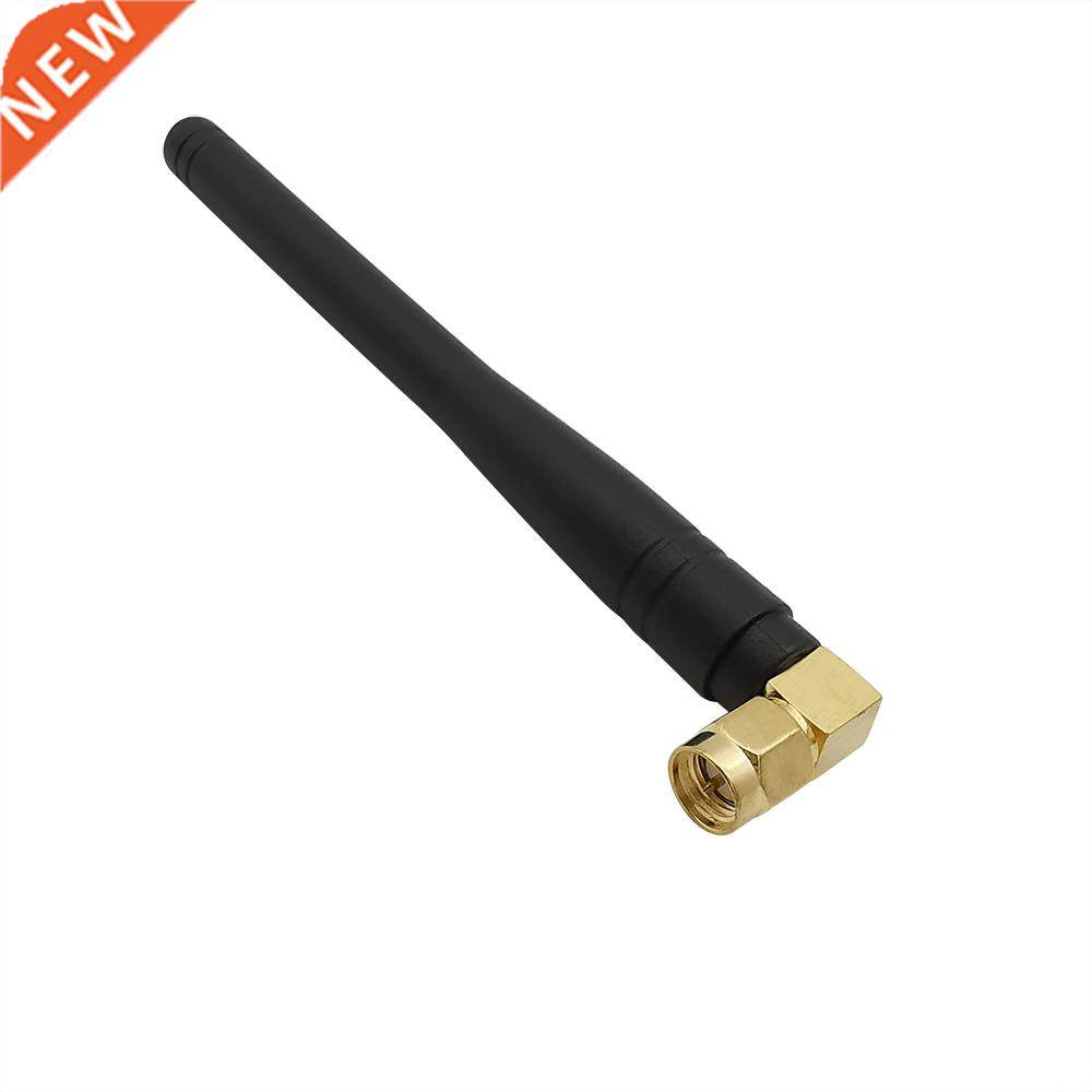 1Pcs 433MHz 3dbi Antenna SMA Male Plug Right Angle Connector