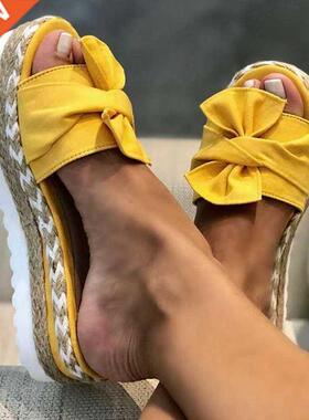Women Sandals Platform Sandals Shoes Women Bow 2022 Summer S