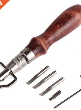 7 in 1 Adjustable Stitching Groover and Creasing Edge Bevele