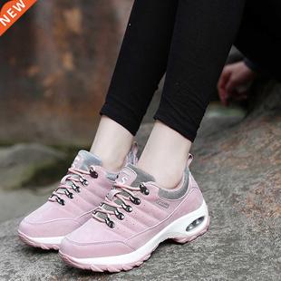 New Women Hiking Shoes Air Cushion kking Sneakers Height Inc