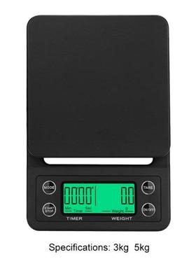 Protable 3KG/5KG Digital Drip Coffee Scale With Timer LCD El