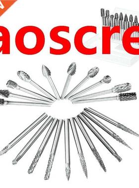 20Pcs m Shank Tungsten Carbide Steel Rotary Burr Die Grind