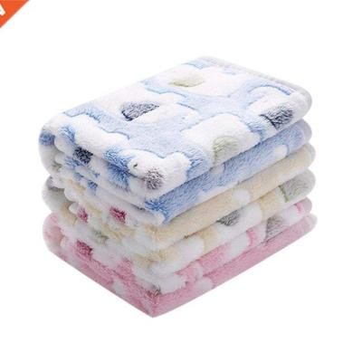 1 Pack 3 Blankets Super Soft Fluffy Premium Coral Fleece Pet