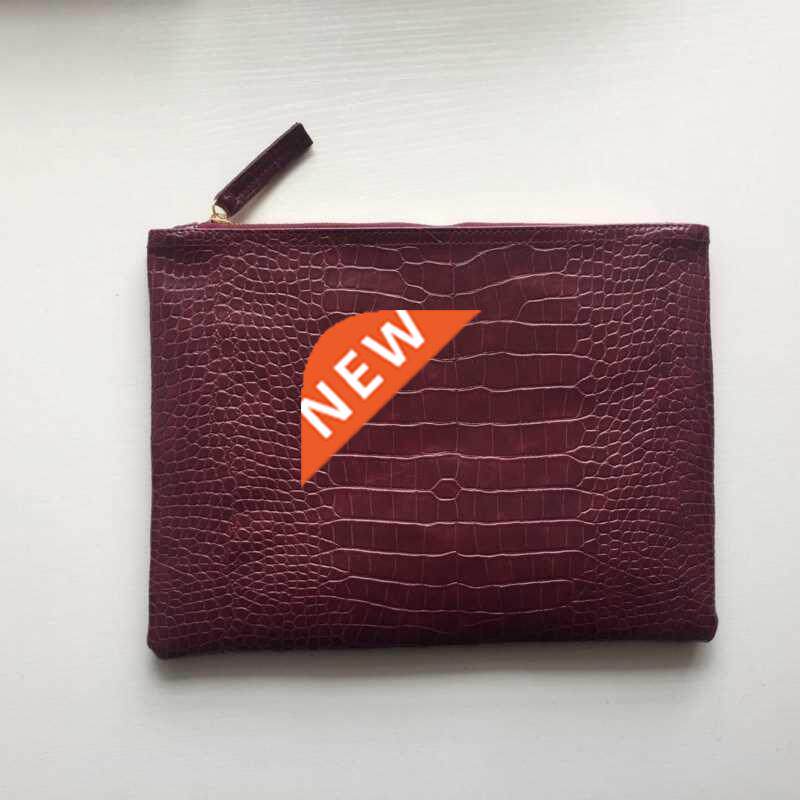 New Fashion Women OL A4 Paper Briefcase Luxury Handbags Env