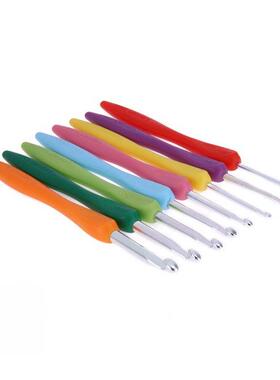 Crochet Hook Set 2.5-6.0mm 8pcs/set Aluminum Ergonomic Croch